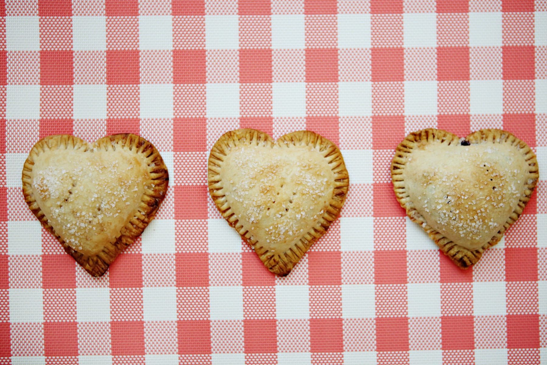 Heart Shaped Razzy Apple Hand Pies