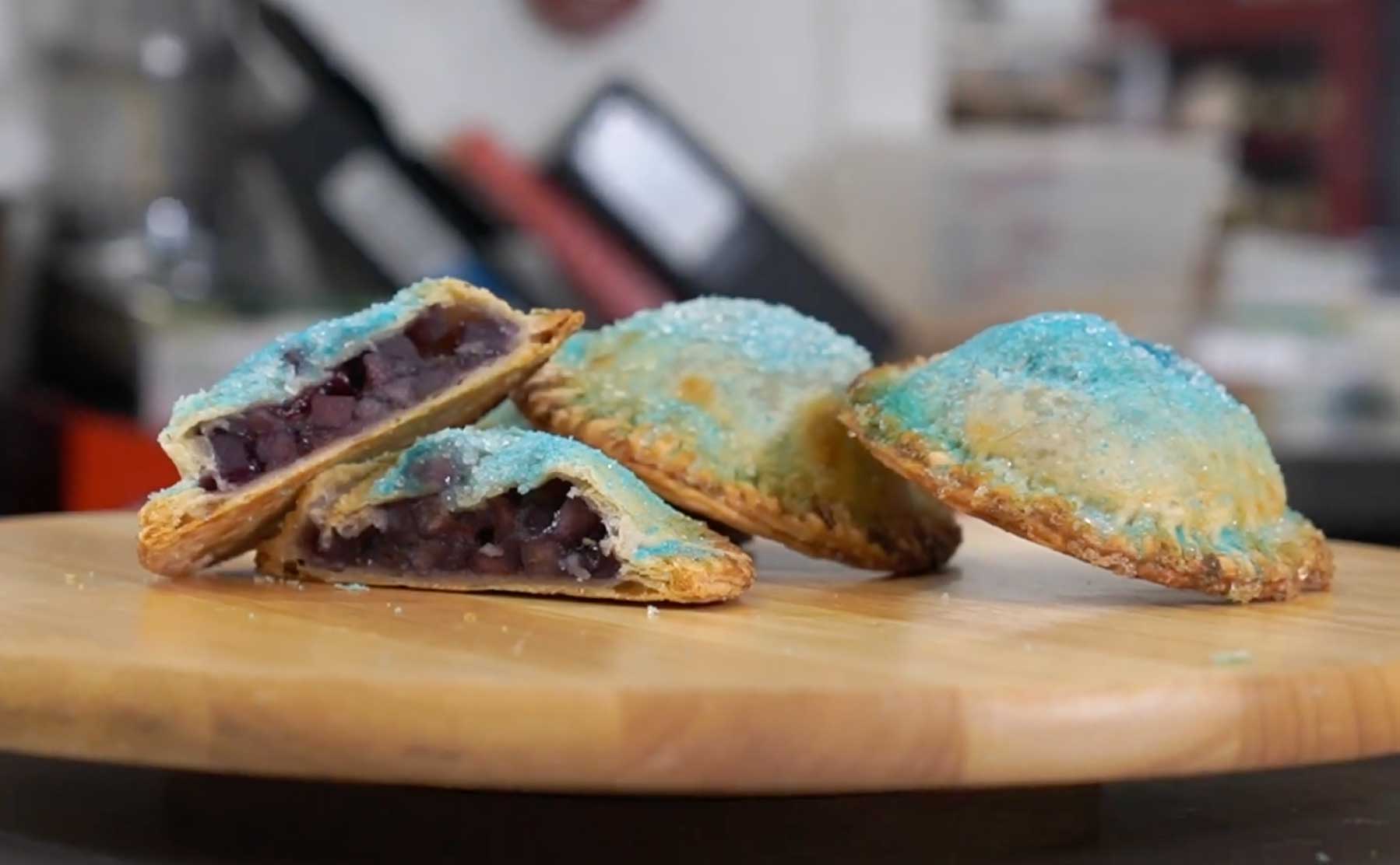 Blue Raspberry Blitzed Hand Pies