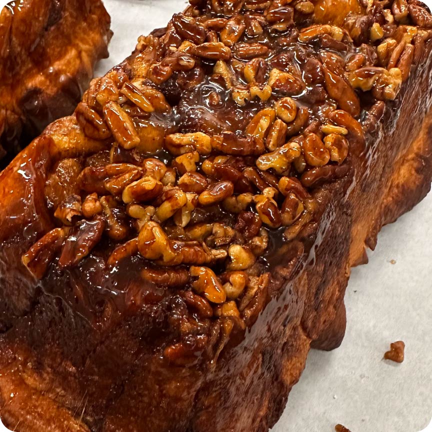 Chunky Carmel Pecan Bread